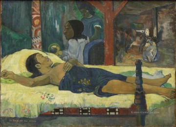 Te Tamari kein Atua Geburt Beitrag Impressionismus Primitivismus Paul Gauguin Ölgemälde